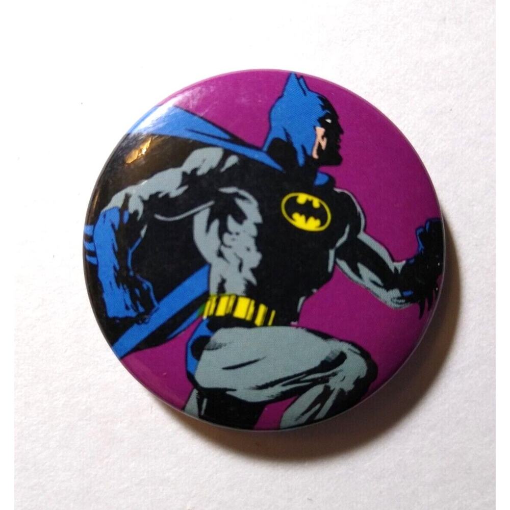 Batman Running Refrigerator Magnet Vintage 1980's Licensed Comic Superhero Bat